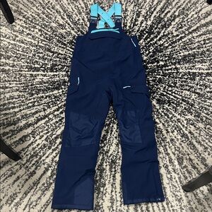 All in Motion Kids Blue Overalls Navy Blue Apron Snow Pants size medium